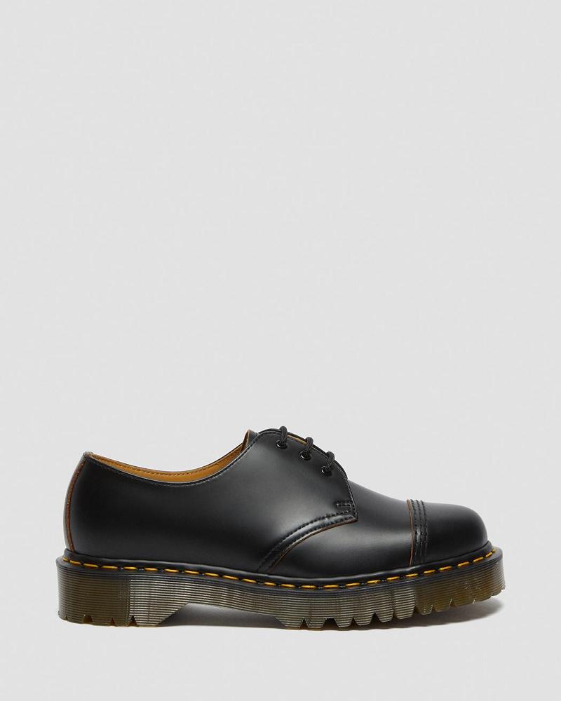 Dr Martens 1461 Bex Made in England Tå Cap Oxford Sko Dame Sort | DK 339SGL